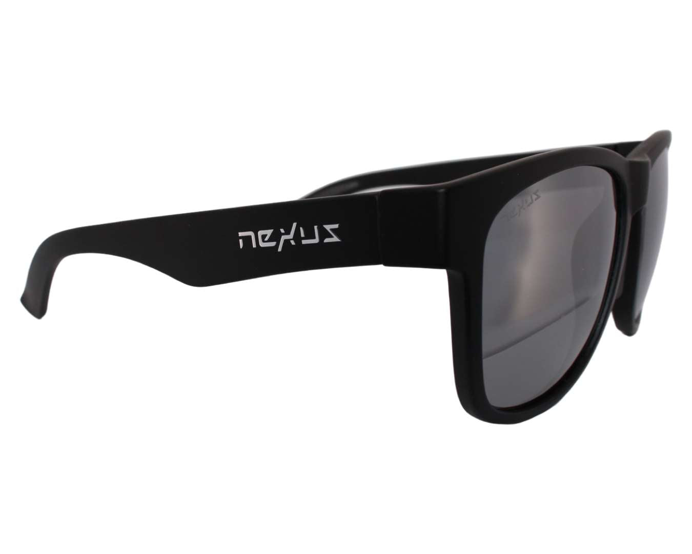 Xander: Matte Black w/ Silver Mirrored Polarized