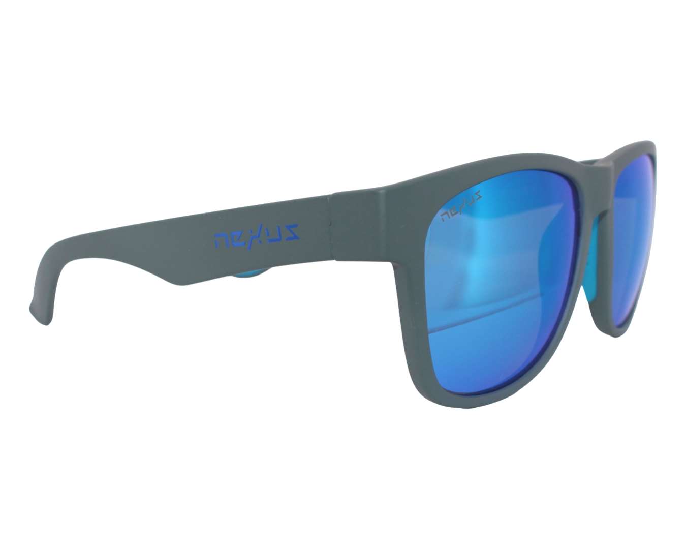 Xander: Matte Carbon w/ Blue Mirrored Polarized