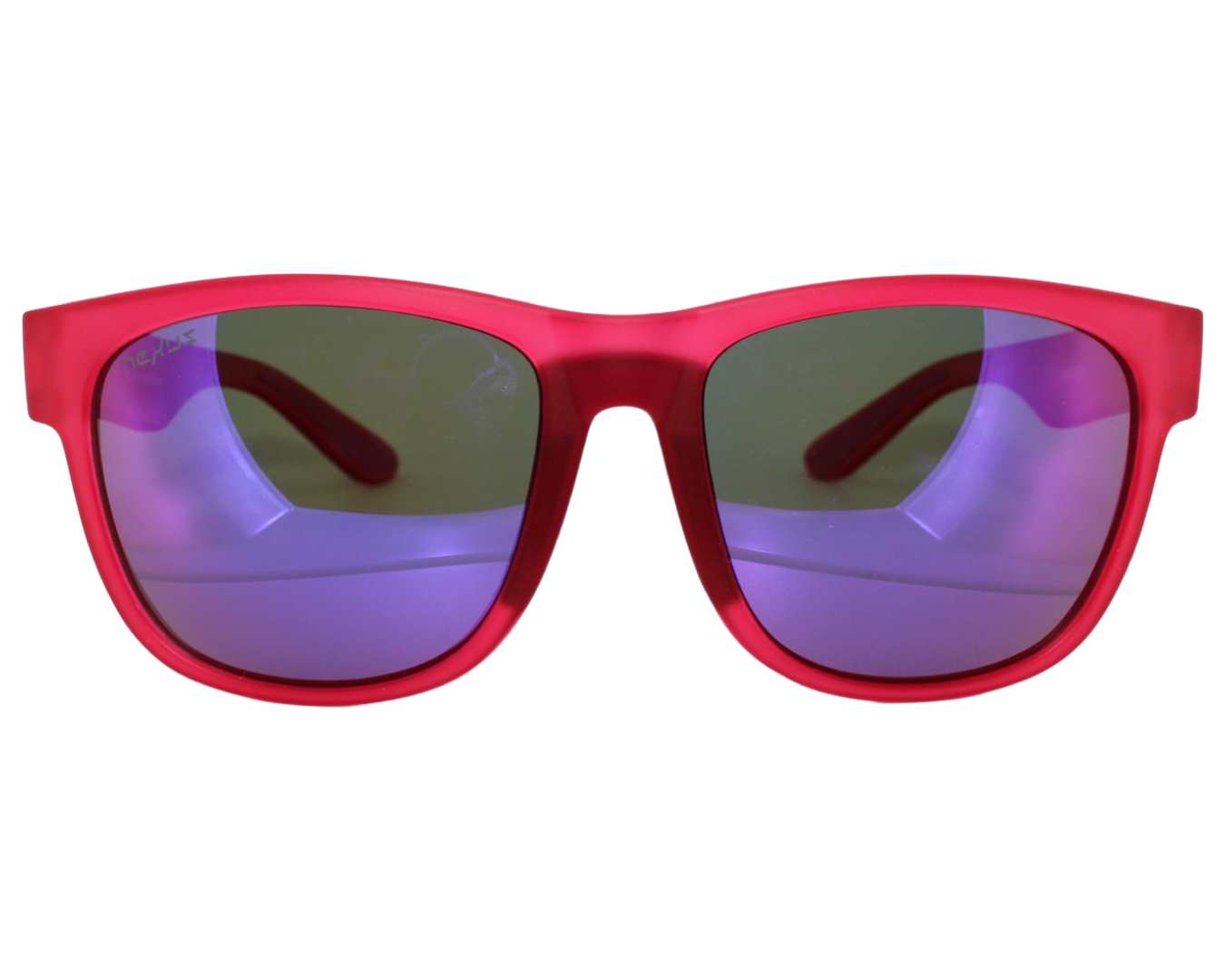 Xander: Translucent Raspberry w/ Purple Mirrored Polarized